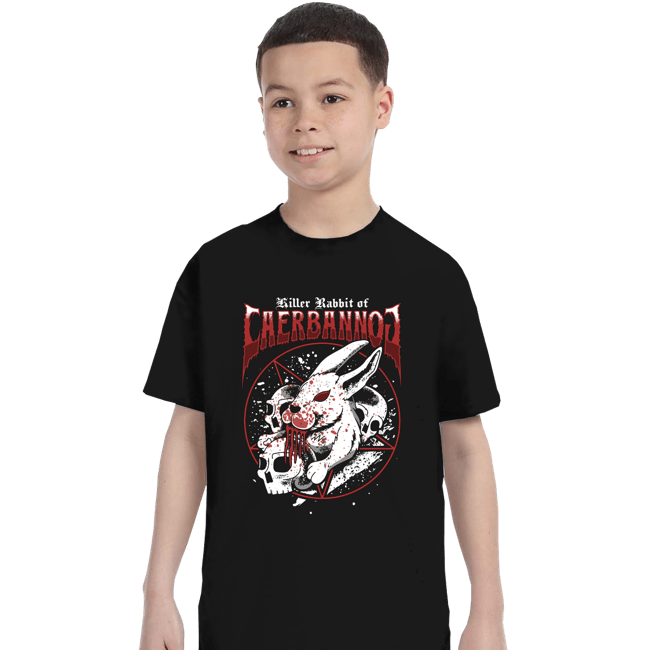 Secret_Shirts T-Shirts, Youth / XS / Black Killer Rabbit Metal