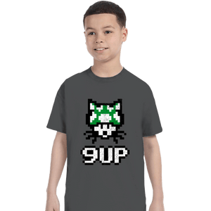 Shirts T-Shirts, Youth / XS / Charcoal 9UP