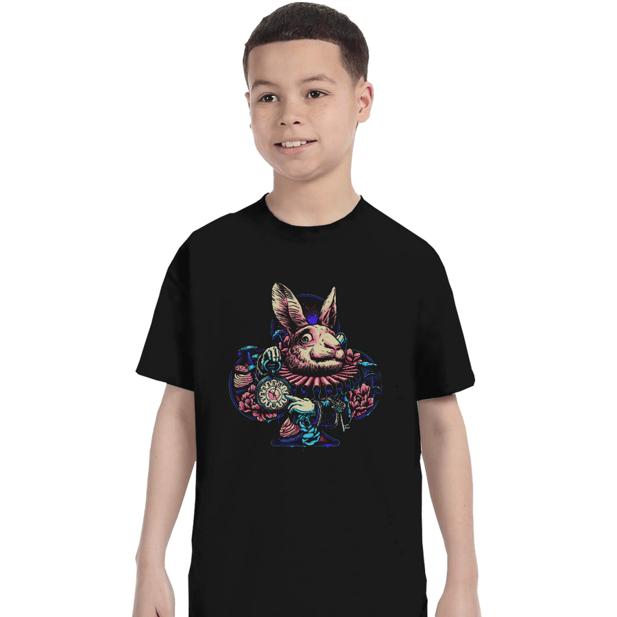 Shirts T-Shirts, Youth / XS / Black Hurrying Club