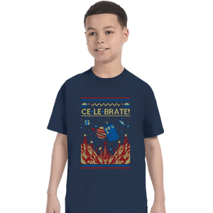 Shirts T-Shirts, Youth / XS / Navy Ce Le Brate