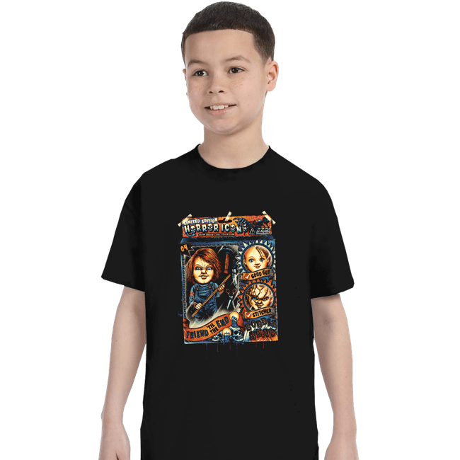 Shirts T-Shirts, Youth / XS / Black Friend Til The End Bobblehead