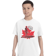Load image into Gallery viewer, Shirts T-Shirts, Youth / XL / White Canada&#39;s Ass
