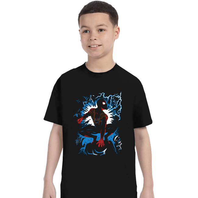 Daily_Deal_Shirts T-Shirts, Youth / XS / Black Multiverse Spider