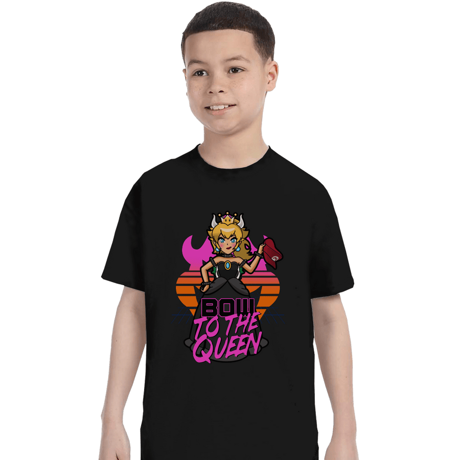 Shirts T-Shirts, Youth / XL / Black Bow To The Queen