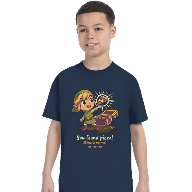 Daily_Deal_Shirts T-Shirts, Youth / XS / Navy Legendary Pizza