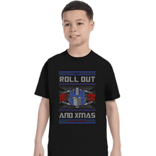 Load image into Gallery viewer, Shirts T-Shirts, Youth / XS / Black Roll Out And Xmas

