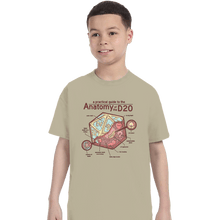 Load image into Gallery viewer, Secret_Shirts T-Shirts, Youth / XS / Sand D20 Anatomy
