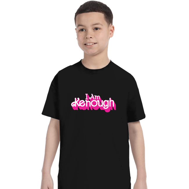 Daily_Deal_Shirts T-Shirts, Youth / XS / Black I Am Kenough