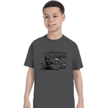 Load image into Gallery viewer, Secret_Shirts T-Shirts, Youth / XS / Charcoal Cat Vader
