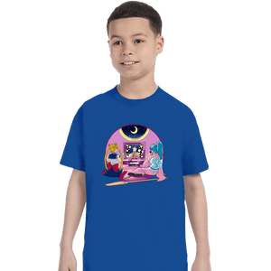 Daily_Deal_Shirts T-Shirts, Youth / XS / Royal Blue Anime At Home