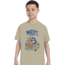 Load image into Gallery viewer, Daily_Deal_Shirts T-Shirts, Youth / XS / Sand Mario&#39;s Pizzeria
