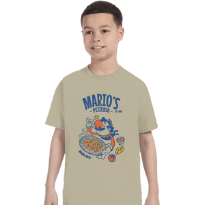 Daily_Deal_Shirts T-Shirts, Youth / XS / Sand Mario's Pizzeria