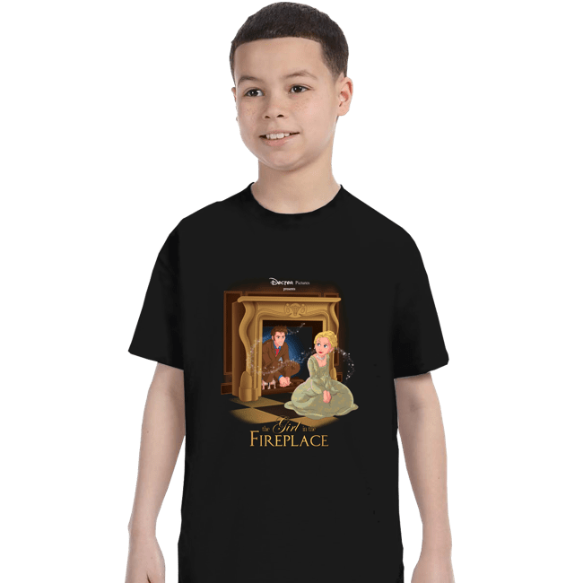 Shirts T-Shirts, Youth / XS / Black The Girl In The Fireplace
