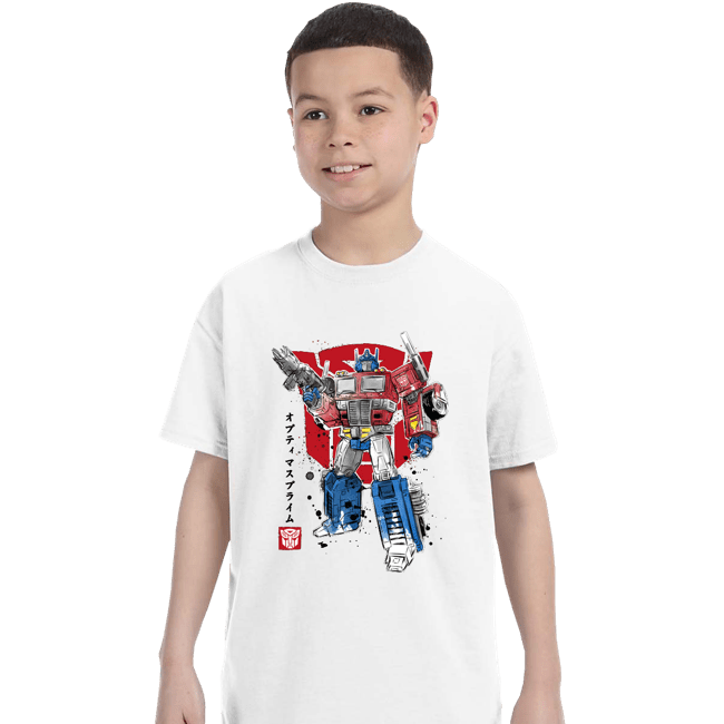 Daily_Deal_Shirts T-Shirts, Youth / XS / White Prime Sumi-E