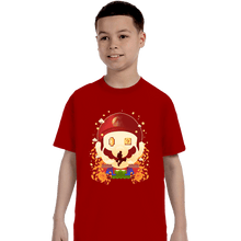 Load image into Gallery viewer, Daily_Deal_Shirts T-Shirts, Youth / XS / Red Mario Memories
