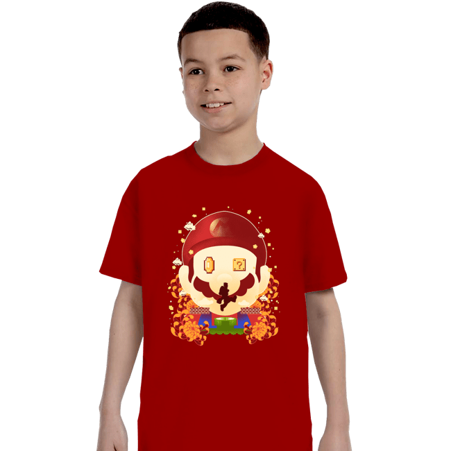Daily_Deal_Shirts T-Shirts, Youth / XS / Red Mario Memories