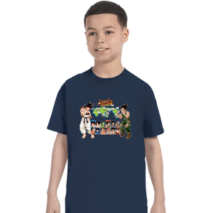 Daily_Deal_Shirts T-Shirts, Youth / XS / Navy Dragon Fighter