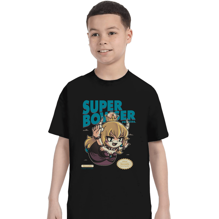 Shirts T-Shirts, Youth / XL / Black Super Bowsette