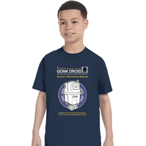 Daily_Deal_Shirts T-Shirts, Youth / XS / Navy Gonk Manual