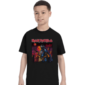 Shirts T-Shirts, Youth / XS / Black Iron Mando