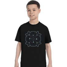 Load image into Gallery viewer, Shirts T-Shirts, Youth / XS / Black Gamer Mandala
