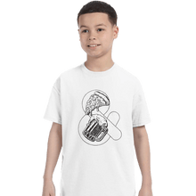 Load image into Gallery viewer, Shirts T-Shirts, Youth / XS / White Pizza and Beer
