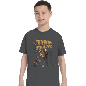 Shirts T-Shirts, Youth / XL / Charcoal Time Travel
