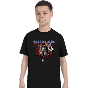 Secret_Shirts T-Shirts, Youth / XS / Black Hellfire Metal