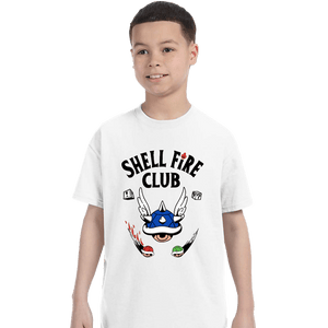 Secret_Shirts T-Shirts, Youth / XS / White Shellfire Club