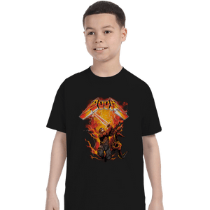 Shirts T-Shirts, Youth / XL / Black Rip The Lightning