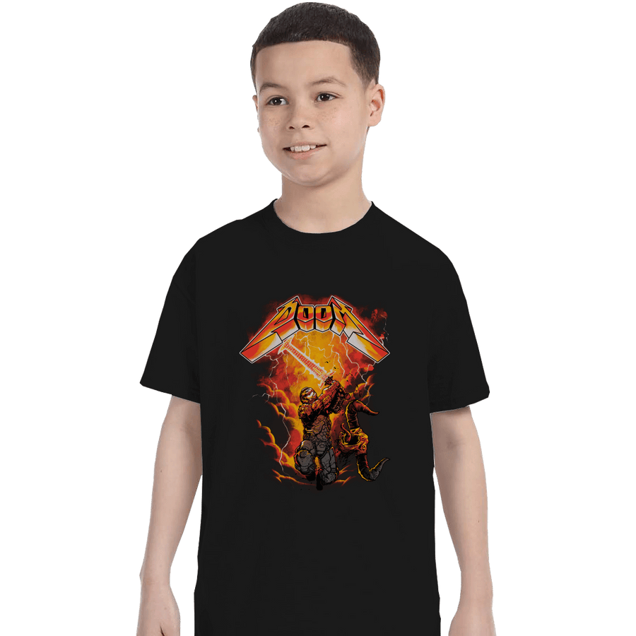 Shirts T-Shirts, Youth / XL / Black Rip The Lightning