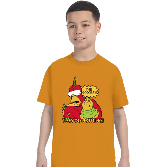 Secret_Shirts T-Shirts, Youth / XS / Gold The Goggles!