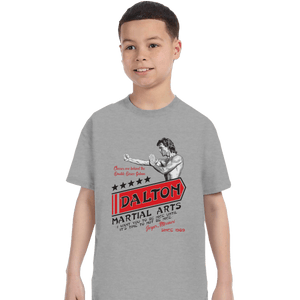 Secret_Shirts T-Shirts, Youth / XS / Sports Grey Dalton Martial Arts