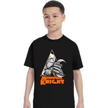 Load image into Gallery viewer, Secret_Shirts T-Shirts, Youth / XS / Black Moonwork Knight
