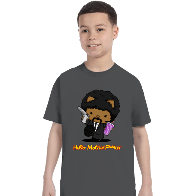 Secret_Shirts T-Shirts, Youth / XS / Charcoal Hello Motherf*cker
