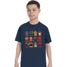 Load image into Gallery viewer, Daily_Deal_Shirts T-Shirts, Youth / XS / Navy Ginger Heroes
