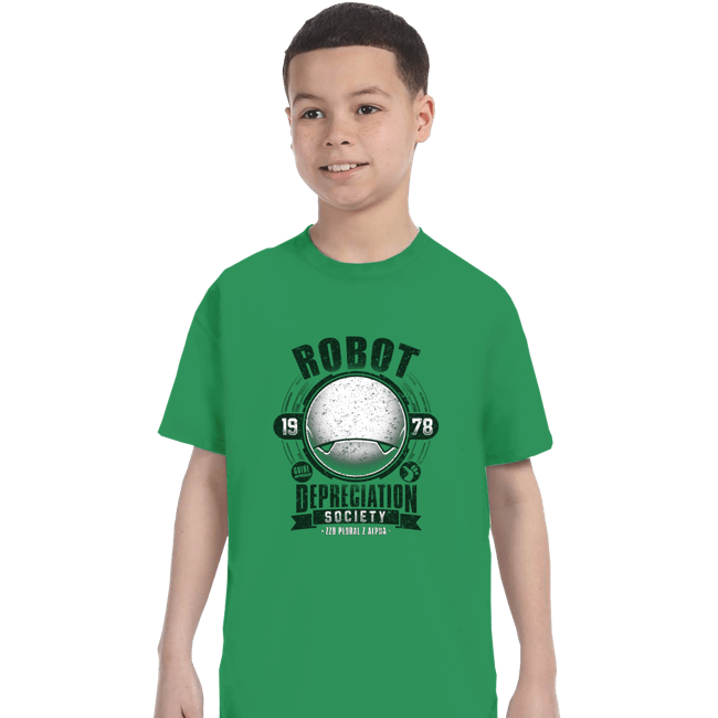 Shirts T-Shirts, Youth / XS / Irish Green Robot Depreciation Society