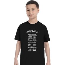 Load image into Gallery viewer, Secret_Shirts T-Shirts, Youth / XS / Black Anime Rocks
