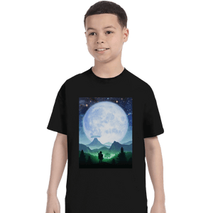Shirts T-Shirts, Youth / XS / Black Death Mountain Landscape