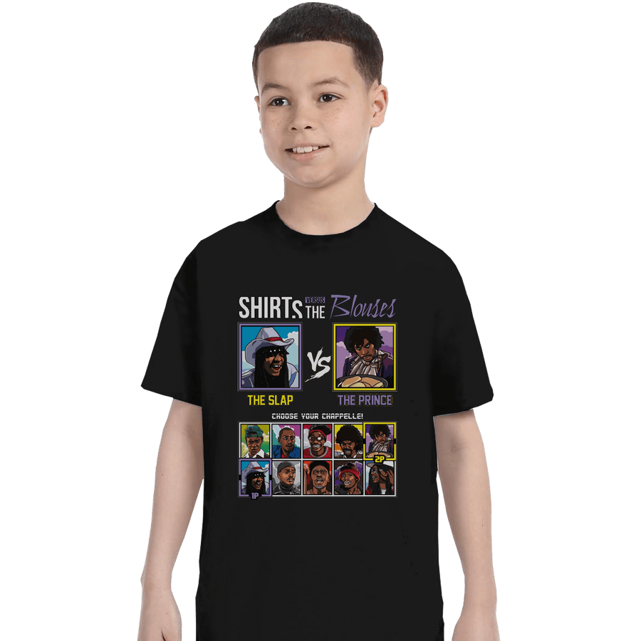Shirts T-Shirts, Youth / XS / Black Shirts VS The Blouses