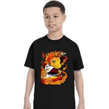 Load image into Gallery viewer, Daily_Deal_Shirts T-Shirts, Youth / XS / Black Hashira Fire
