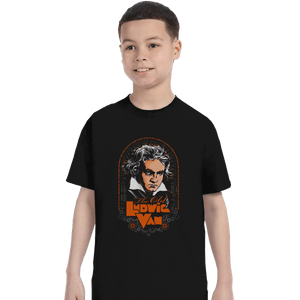Shirts T-Shirts, Youth / XL / Black Ludwig Van