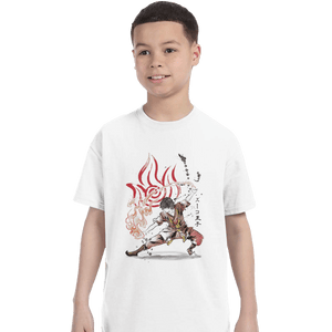 Shirts T-Shirts, Youth / XL / White The Power Of The Fire Nation