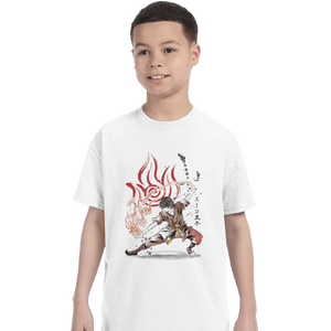 Shirts T-Shirts, Youth / XL / White The Power Of The Fire Nation