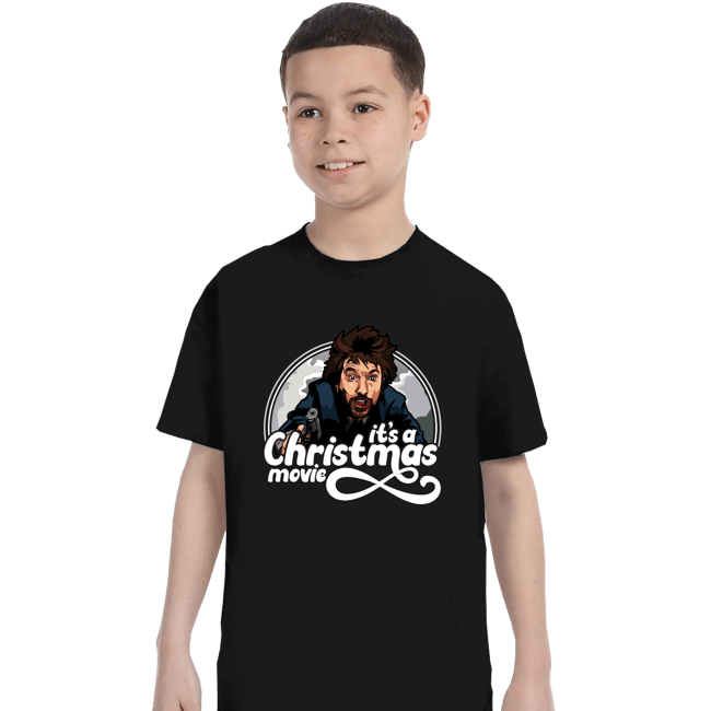 Daily_Deal_Shirts T-Shirts, Youth / XS / Black It's A Christmas Movie