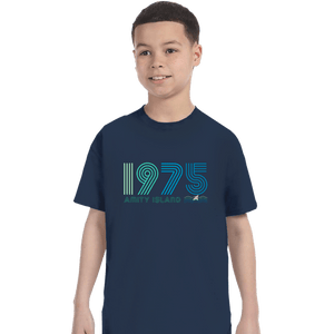 Secret_Shirts T-Shirts, Youth / XS / Navy Amity Island 1975
