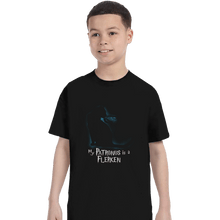 Load image into Gallery viewer, Shirts T-Shirts, Youth / XL / Black My Patronus Is A Flerken
