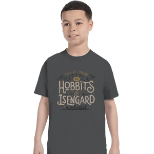 Shirts T-Shirts, Youth / XS / Charcoal Taking The Hobbits To Isengard