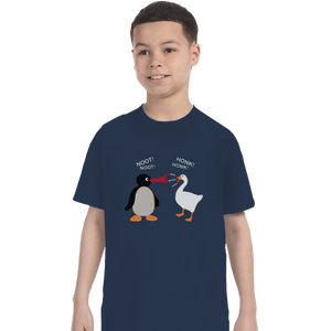 Shirts T-Shirts, Youth / XL / Navy Hoot Honk