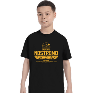 Secret_Shirts T-Shirts, Youth / XS / Black Nostromo